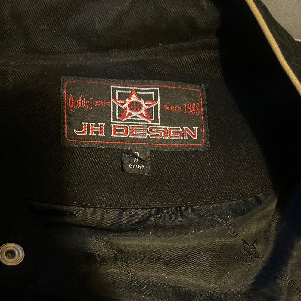 Black Racing Jacket - Picture 2 of 3